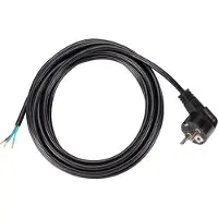 Bachmann voedingskabel H05VV-F 3G1.0 2m, zwart, Onverpakt