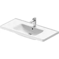 Duravit Wastafel D-Neo Met Overloop Kraanvlak 1 Kraangat 100.5 cm Hoogglans Wit