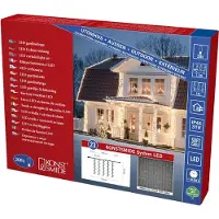 Konstsmide Lichtgordijn - led kerstverlichting buiten en binnen - 208 lampjes - 1