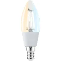 Sylsmart Sylvania Refled Retro Kaars E14 4.9W 2000K-6500K Koelwit dimbaar