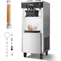Vevor Commerciële Softijsmachine 2200 W