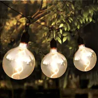 LEDVION - Lichtsnoer Buiten 10M - 10 E27 LED Lampen - 2700K - Warm Wit - Koppelbaar - Tuinverlichting Sfeerverlichting