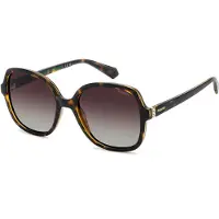Polaroid Zonnebril PLD 4177/S/X 55/19/145 DARK HAVANA/ BRUIN GESCHADEN POLARIZED polycarbonaat dames PLD 4177/S/X