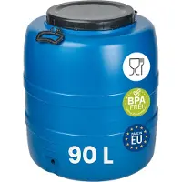 Garronda 90L – Vat met wijde hals - Kuilvoer in vat – Bagagetrommel – Gistingsvat – Gistingscontainer – Voerton