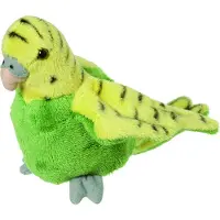 Nature Planet Knuffeldier Grasparkiet 16 cm - Vogel knuffels