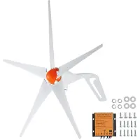 Vevor 500W Windturbine 12V Windgenerator 5-bladige windturbine met MPPT-controller