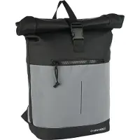 NEW REBELS Bowie New York Zwart 16L Rugzak Rolltop Reflectie Waterafstotend Laptop 15.6