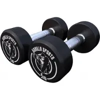 Gorilla Sports Dumbell set 10 kg - 2 x 5 kg