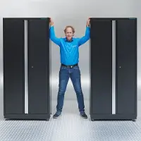 Datona Premium werkplaatskasten - 180 cm breed - Zwart