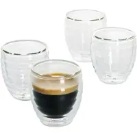 MamboCat Espressoglas Cesena dubbelwandig set van 4