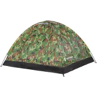 Springos Koepeltent | Toeristentent | Kampeertent | Tent | Waterdicht | 2 Persoons | Camouflage | 200 x 200 x 105 cm