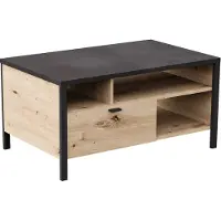 FMD Möbel Salontafel In-Loft 95x59 industrieel - oude eik