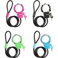 Master Lock Masterlock cadenas câble menottes 1 pièce (couleur variable) 1m x 8mm