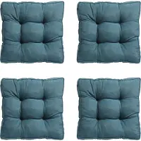 Madison zitkussen florance panama sea blue ca. 47x47 cm set van 4