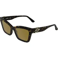 Karl Lagerfeld Zonnebril KL6220S 54/17/145 Donker schildpad Acetaat VROUW KL6220S