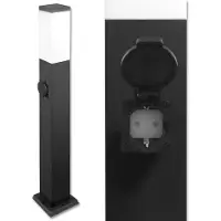 MasterLed Tuinlamp met stopcontact Havana 60cm - zwart