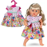 Baby Born jurk, fruitmotief, 43 cm