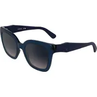 Longchamp Zonnebril LO793S 53/23/145 Transparant blauw Bio inj-g820 VROUW LO793S