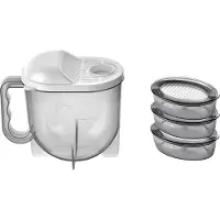 Vip Ahmet - Rijstwasser met Vershoudbakjes - 4-delig - 1 x 2,1 L + 3 x 200 ml - BPA-vrij