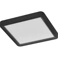 Osram Orbis Quickfix LED-plafondlamp, 195x195mm, 16W, 3000K (warm wit), 1200lm, dimbaar met klikfunctie, zwart, kunststof/metaal
