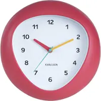 Karlsson wandklok funky vibes scarlet red- Ø25,5cm