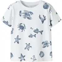 Name it Shirt 'NMMFille' saffier / wit