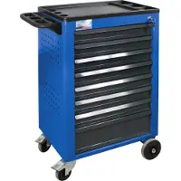 ADB Werkplaatswagen BASIC, 8 schuifladen, blauw