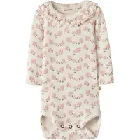 LilÂŽ Atelier Rompertje/body 'NBFGAGO' rosa / wit