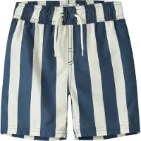 Name it Zwemshorts 'NKMZABA' marine / wit