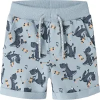 Name it MINI regular sweatshort Blauw Jongens/Meisjes Katoen All over print - maat 98