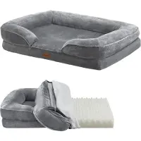 Juskys Hondenbed / Hondenmand Sheena L - 98 x 70 cm - Grijs