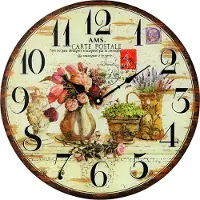 AMS - 9466 - wandklok - Quartz - Analoog