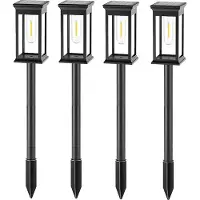Lumisky Set van 4 op zonne-energie werkende grondprikkers H34CM LUZY