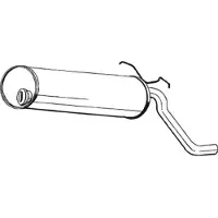 Bosal Geluiddemper achter 135-569