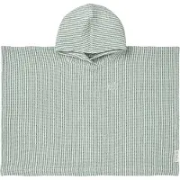 Liewood Paco badponcho peppermint crème-de-la-crème streep 1-2 jaar