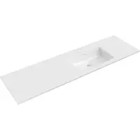 Mexen Otis inbouw wastafel rechts 161 x 46,5 cm, wit glans - 25181600P