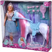 Smoby Steffi Love Prinsespop met Paard - 29 cm
