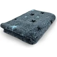 Topmast Vetbed Starry Night - Blauw - Antislip Hondenmat - 150 x 100 cm - Benchmat - Hondenkleed - Voor Honden -Machine Wasbaar