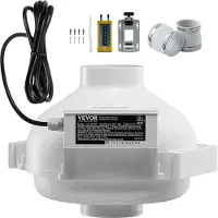 Vevor 98-89mm Radonventilator installatiekit