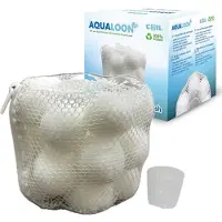 Coil Aqualoon Filterballen Wit – Filter Type VI / S1 Vervanger – Spa Filter – Wasbaar & Herbruikbaar – Inclusief Filterzak