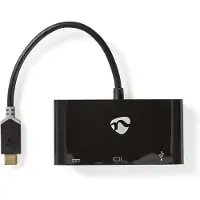 Nedis -Hifi USB Multi-Port Adapter CCBW64760AT02 antraciet - USB 3.2 Gen 1