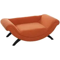 Flamingo Sofa Dingo ligbank rechthoekig voor hond en kat oranje Per stuk