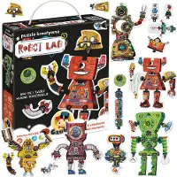 Czuczu Puzzle kreatywne Robot Lab 3+ - Creatieve puzzels Robot Lab 3+