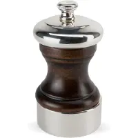 Peugeot Moulin à poivre Palace Métal argenté/Bois patiné 10cm