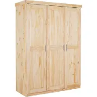 Inter Link Kledingkast Leon 140cm met 3 deuren - dennenhout
