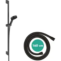 Hansgrohe Doucheset Pulsify Select S 3 Jets Relaxation EcoSmart Met Glijstang 90 cm Mat Zwart