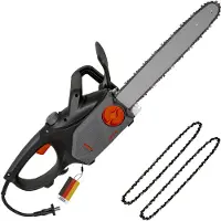 Ikra elektrische kettingzaag KSE 2400-40 | Gemaakt in Duitsland | 2400 W | 40 cm OREGON zaagblad | kettingspanning zonder gereedschap | inclusief 2 reservekettingen