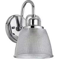 QUOIZEL LED Wandlamp Dublin | 3W 3000K 300Lm 830 | IP44 | Dimbaar | Polished Chrome