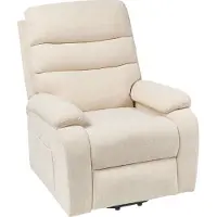 Beliani RISE - TV-fauteuil-Beige-Polyester