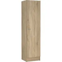 Dmora Fox kledingkast 1 deur eikenstructuur decor.
